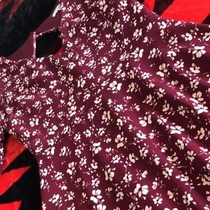 Charlotte Russe maroon dress ❤️